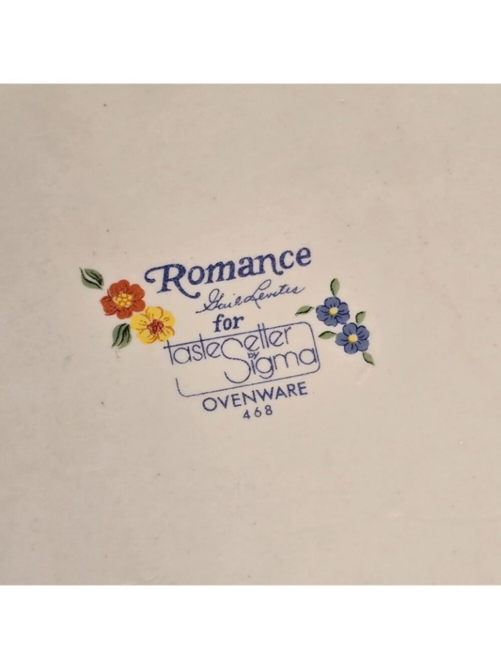 Romance Covered Casserole Dish 1.5 quart Taste Setter By Sigma - Picture 5 of 6